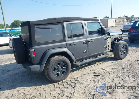 2018 Jeep Wrangler Unlimited Sport S 4X4 z USA, uszkodzony, nr VIN 1C4HJXDG1JW160371